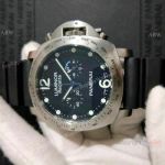 Paneria Luminor Regatta Limited Edition Watch SS Black Dial PAM308